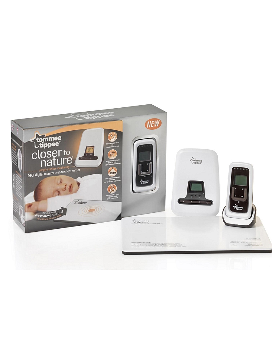 Радионяня Tommee Tippee 1402 с технологией Dect и сенсорным ковриком  